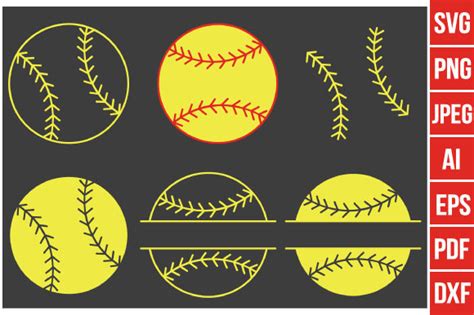 Softball Svg Softball Svg Bundle Graphic By Svgdesignrocket Creative