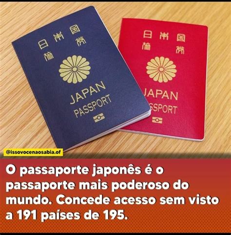 O Passaporte Japon S O Passaporte Mais Poderoso Do Mundo Concede