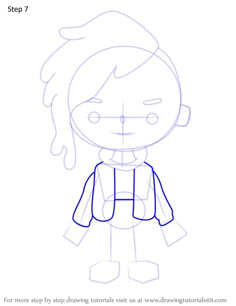 How To Draw Isla From Toca Life World Toca Life World Step By Step