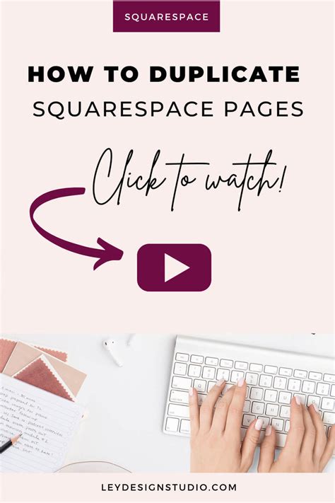 How To Duplicate Pages In Squarespace Ley Design Studio Squarespace