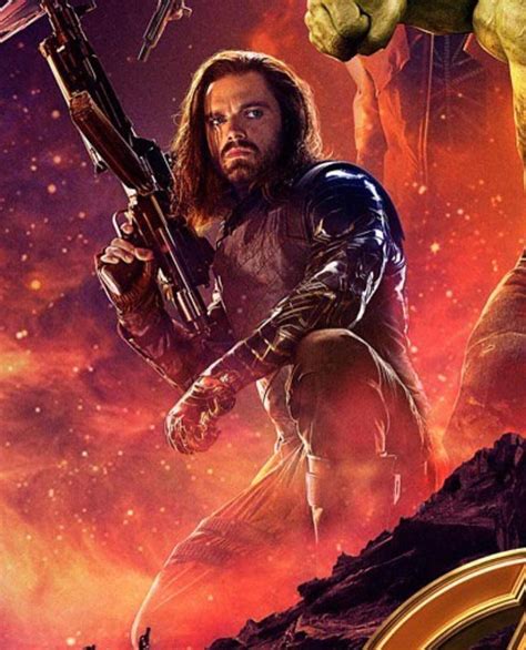 Bucky In The Infinity War Poster Marvel N Dc Marvel Superheroes