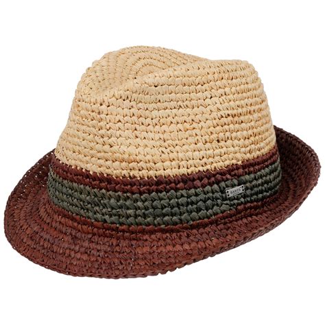 Brisbane Crochet Trilby Straw Hat By Barts