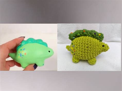 Pickle Dino Crochet Pattern Moriah Elizabeth Pickle Squishy Etsy Ireland