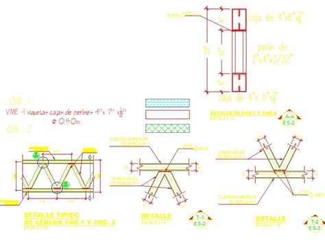 Cerchas Metálicas En Autocad Descargar Cad Gratis 8841 Kb Bibliocad