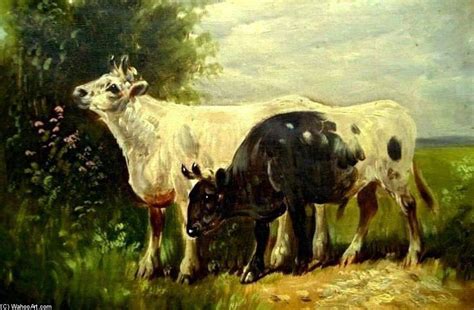 Famous Artwork Two Cows Cow