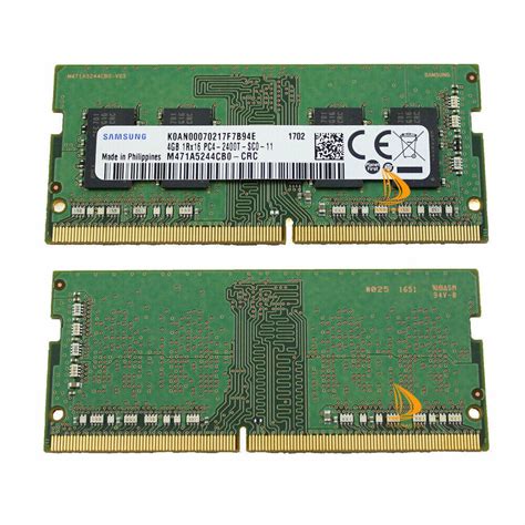 8GB Samsung Kis 2x 4GB DDR4 PC4 19200 2400T SODIMM Memory RAM PC4 2400T