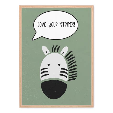 Love Your Stripes Plakat Posteradk