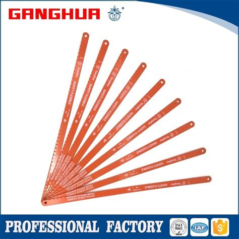 Flexible Color Carbon Steel Hacksaw Blade China High Carbon Steel