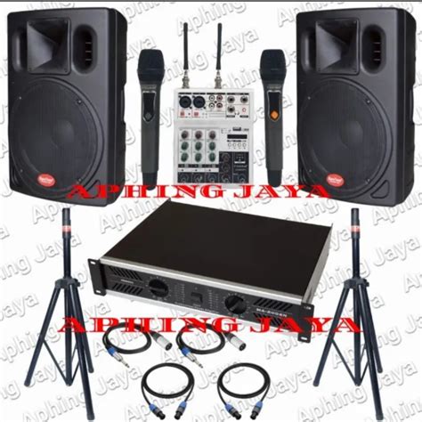 OS79 Paket Sound System Indoor Outdoor Speaker 15inch Power Amplifier