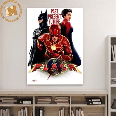 Ezra Miller As The Flash The Flash Movie Worlds Collide In Red Art ...