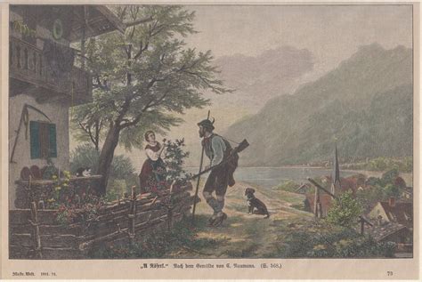 Orig Kolorierter Holzstich Bayern Schliersee 1850 Nach Dem