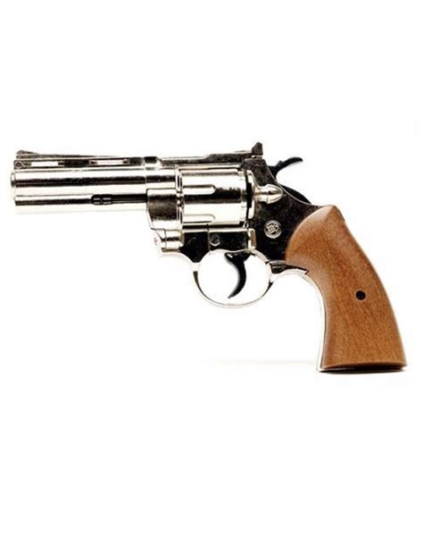 Revolver Bruni 4 Pollici Inox Calibro 380 Magnum A Salve Scacciacani