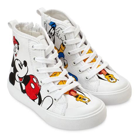 Mickey Mouse And Friends High Top Sneakers For Kids Has Hit The Shelves