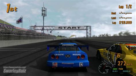 Gran Turismo A Spec Ps Test Course Nissan Calsonic Skyline