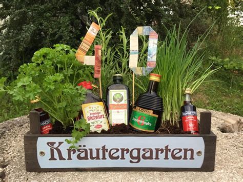 Kräutergarten Geldgeschenke basteln Orginelle geschenke