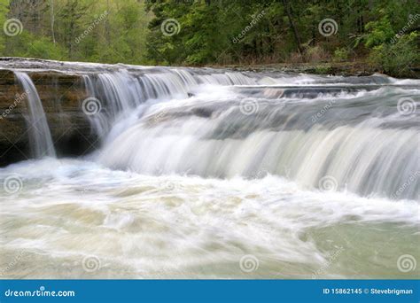 Ozark waterfall stock image. Image of outdoors, natural - 15862145