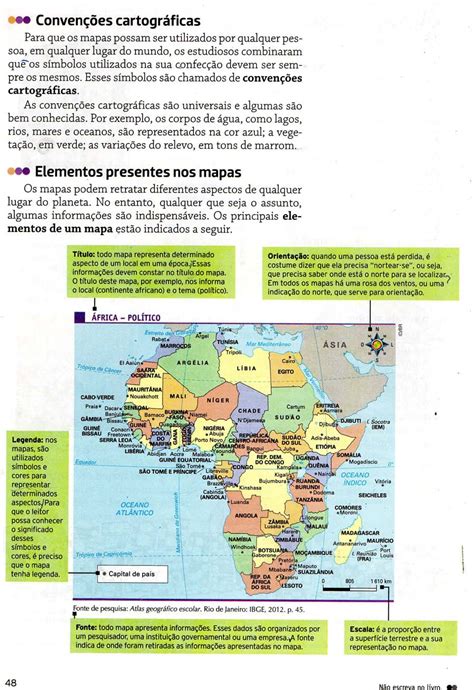 Profº Mazucheli 6º anos Texto 1 Aprendendo ler um mapa