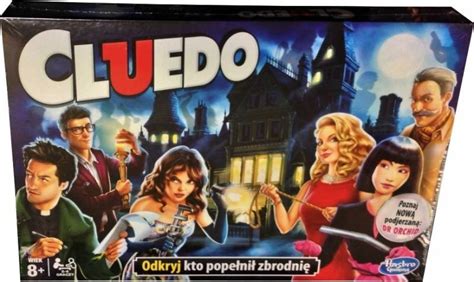 OUTLET CLUEDO Kultowa Gra Planszowa HASBRO POLSKA Nowa Gry Planszowe