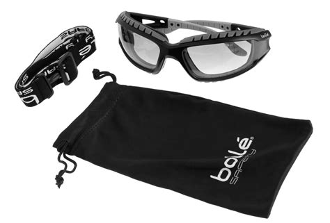 Bolle Tracker Ii Safety Glasses Goggles Spectacles And Free Pouch Bag Ebay