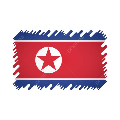 Korea Flag Clipart Png Images North Korea Flag Png Vector Design