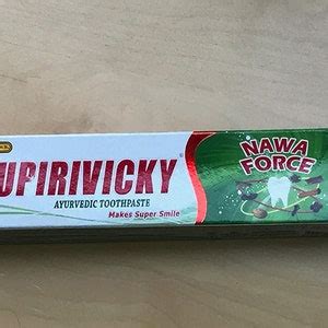 SIDDHALEPA Ayurvedic Herbal SUPIRIVICKY TOOTHPASTE Non Fluoride 110g Etsy