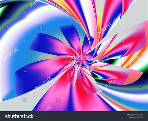 Abstract Fractal Background Spiral Flower Computergenerated 库存插图 1320082481 Shutterstock