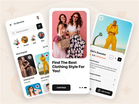 Fashion App Design By Prashant On Dribbble