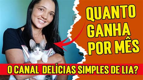 Quanto Ganha O Canal Da Del Cias Simples De Lia Por M S Atualizado