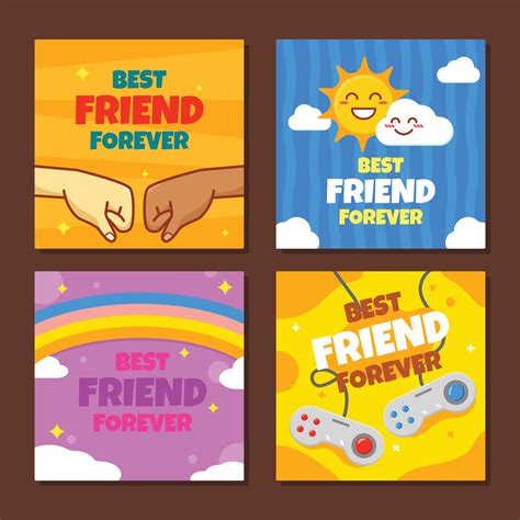 Friendship Card Concept 2786471 Vector Art at Vecteezy