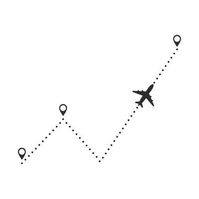 Plane With Trail Vector Art, Icons, and Graphics for Free Download