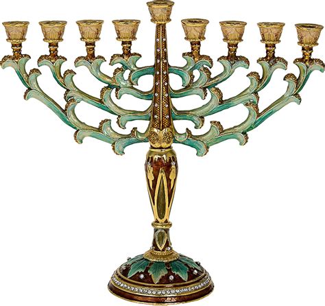 Amazon Legacy Judaica Jeweled Chanukah Menorah For Standard