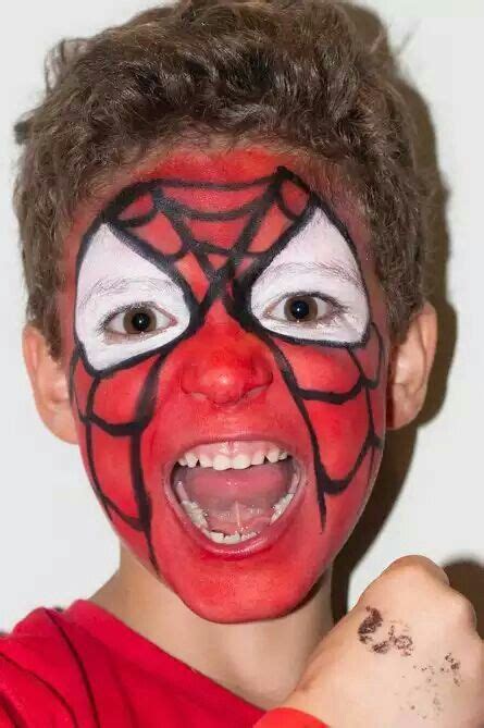 Spiderman Maquillaje para niñas Maquillaje infantil Caras pintadas