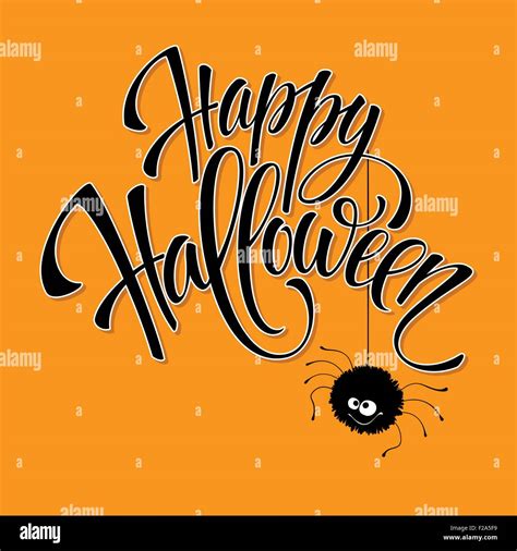 Funny Halloween Greeting Card Monster Eyes Vector Illustration Stock