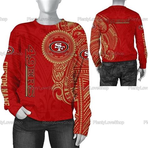 San Francisco 49ers Polynesian Design Nombre Personalizado Etsy