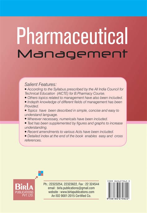 Pharmaceutical Manufacturing Birla Publications Pvt Ltd