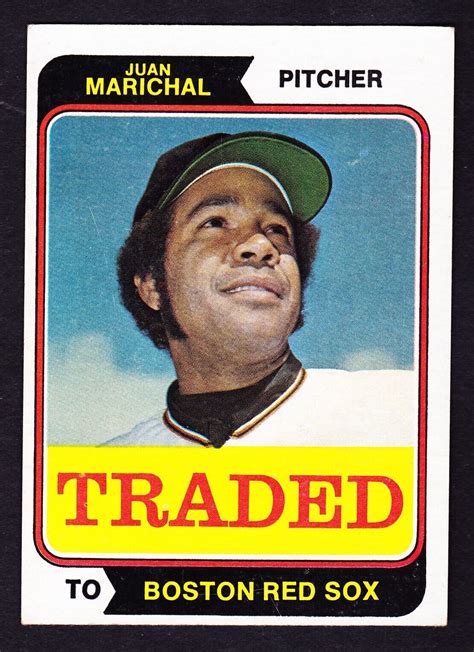 Topps Traded T Juan Marichal Red Sox Ebay