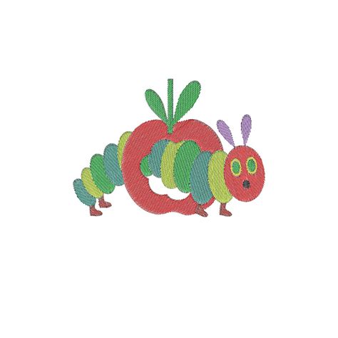 Hungry Caterpillar Machine Embroidery Design Cute Machine Em Inspire