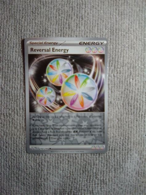 Pokémon TCG Reversal Energy Scarlet Violet Paldea Evolved 192 193