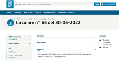 Assegni Familiari Le Nuove Tabelle Anf Per Il Calcolo Degli Importi