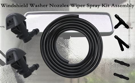 Amazon Amavoler Windshield Washer Nozzles Wiper Spray Kit Assembly