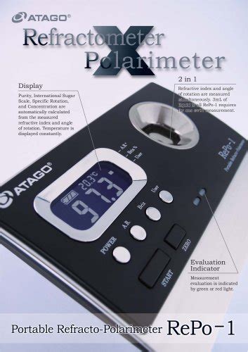 Atago Automatic Digital Refractometer RX 5000 ATAGO PDF Catalogs