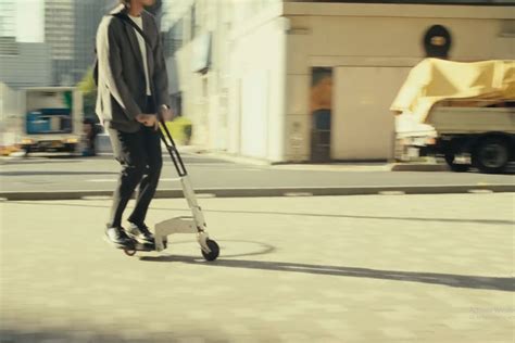 Ultra lightweight folding scooter for adults that collapses to the size ...