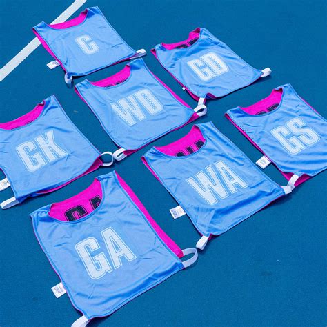 Reversible Netball Bibs Gilbert Netball