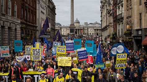 Anti Brexit Protesters Flood The London Streets In Remarkable Photos