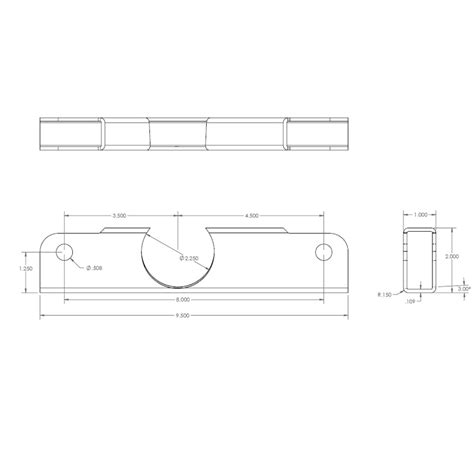 RH Axle Bracket Sprint Asphalt Hepfner Racing Products