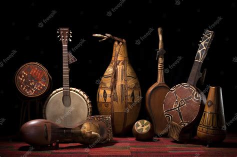 El Ritmo Y La Armonía De Los Instrumentos Musicales Africanos Foto Premium