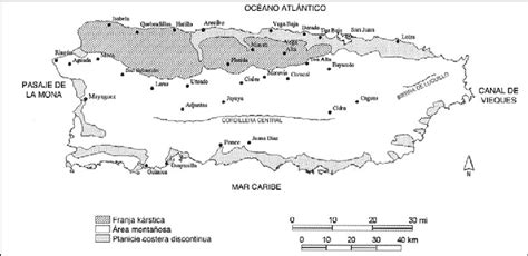 Mapa De Puerto Rico En Blanco Para Imprimir