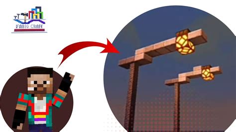 Minecraft Como Fazer Um Poste De Luz No Minecraft Simples E Pr Tico