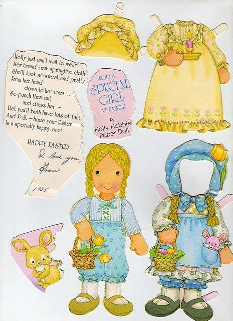 An Easter Holly Hobbie Paper Dolls Found On Paper Dolls