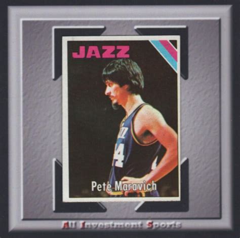 Topps Pete Maravich Nm New Orleans Jazz Td Ebay